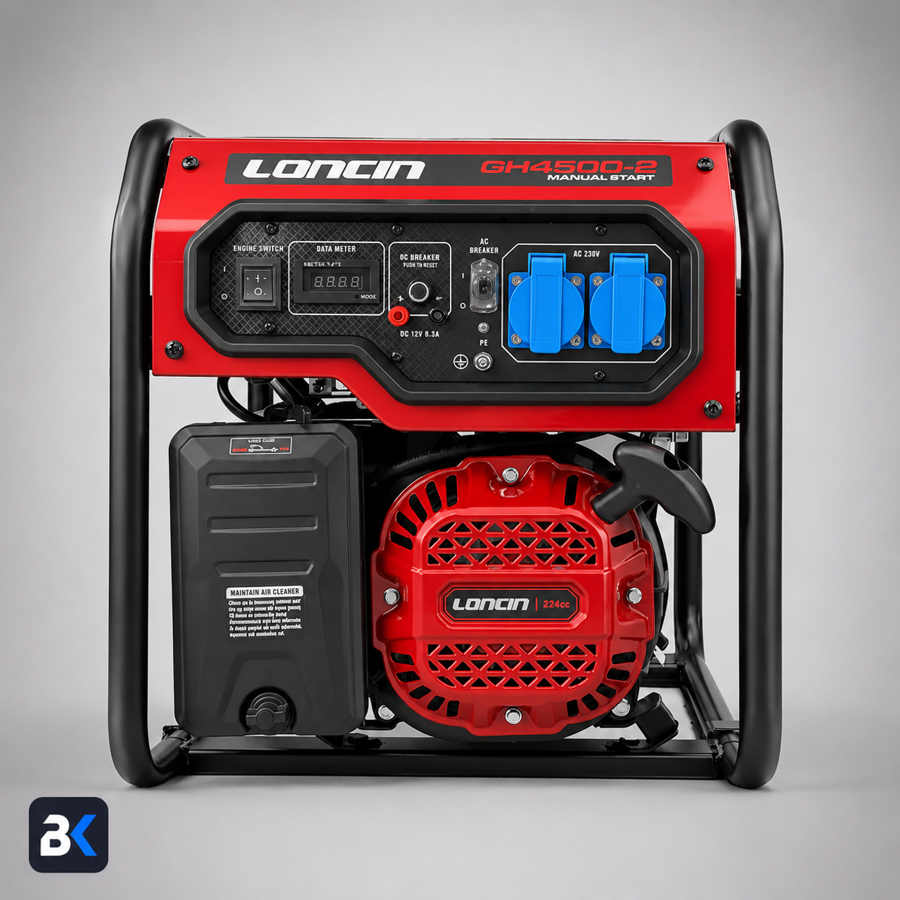 بررسی موتور برق بنزینی لانسین مدل LONCIN GH4500-2 | ژنراتور 4 کیلووات تک فاز